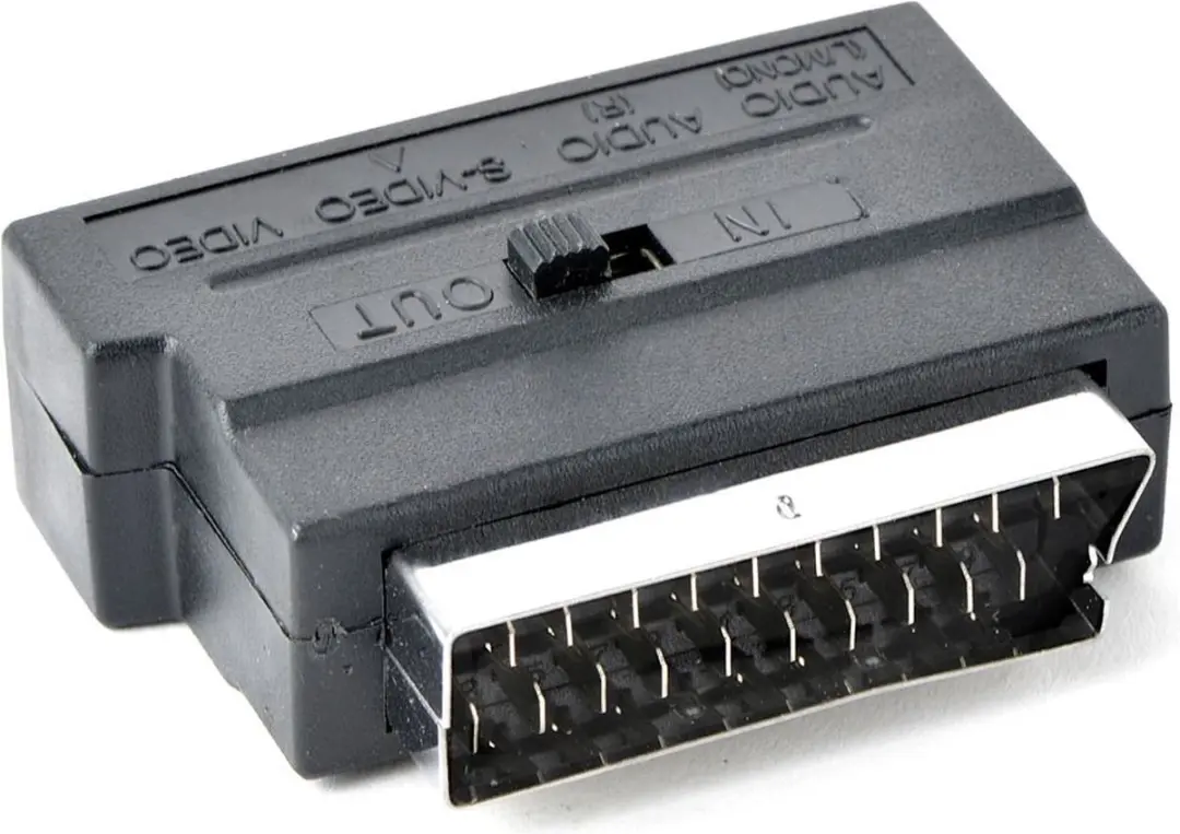 Cablexpert SCART/RCA/S-Video Adapter CCV4415 - Zwart