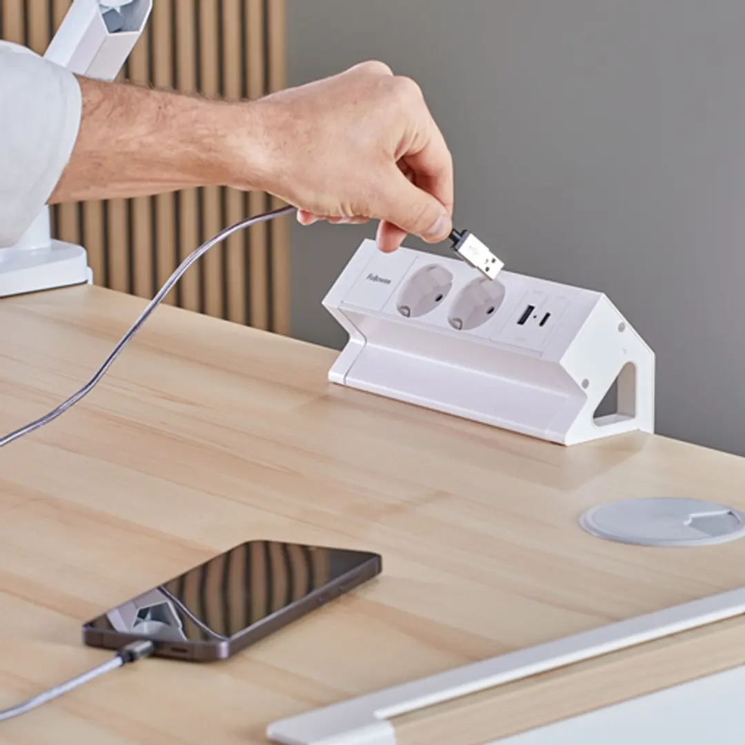 Fellowes Power Desk 2 Opbouwstroomvoorziening