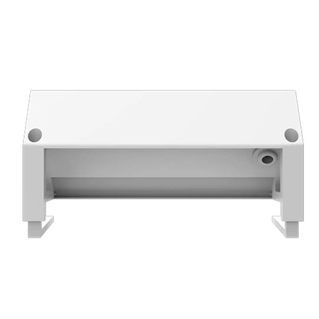 Fellowes Power Desk 2 Opbouwstroomvoorziening - 2x Stopcontact USB-A/C - Bureaubladklem 10-45mm - Wit