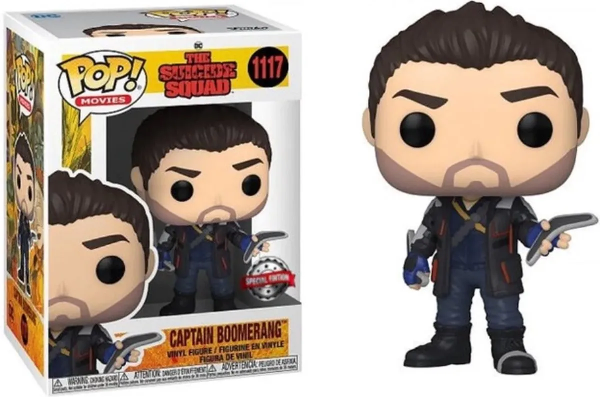 Funko POP! Marvel The Suicide Squad Captain Boomerang - Blauw