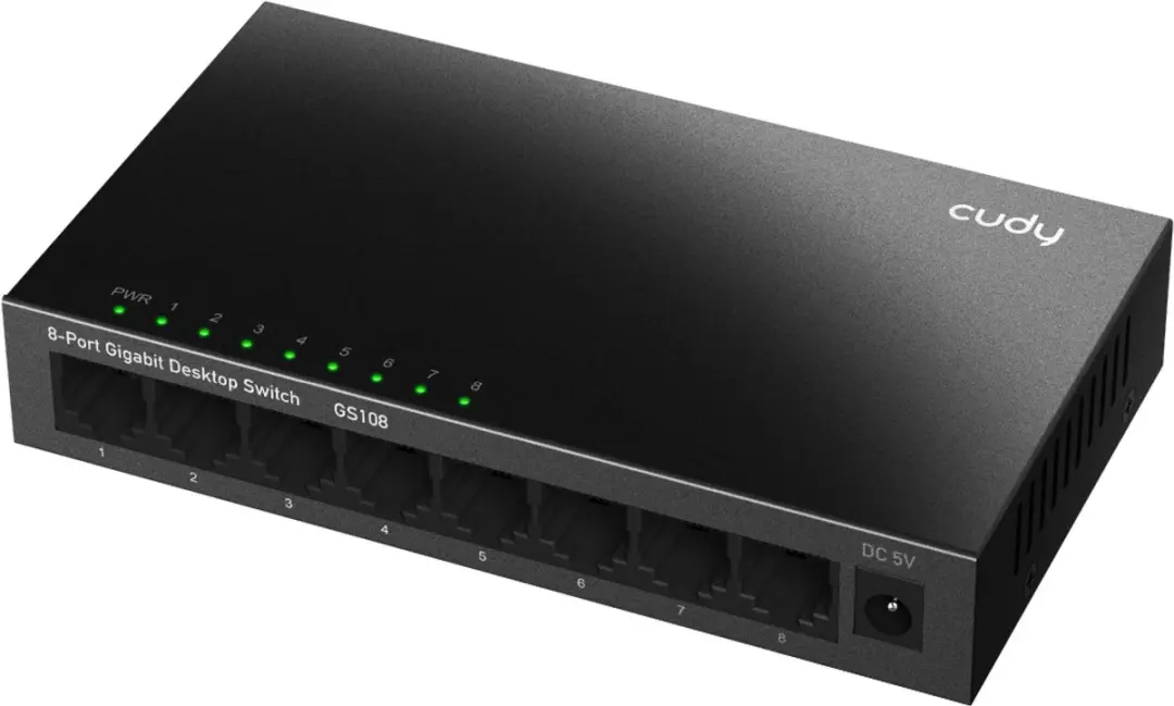 Cudy GS108 8-Poorts Unmanaged Netwerk Switch