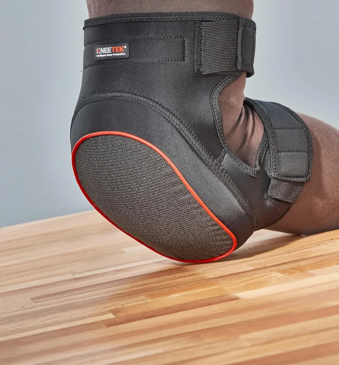 Kneetek Safetek POLY Kniebeschermers - One Size Zwart - afbeelding 4 van 5