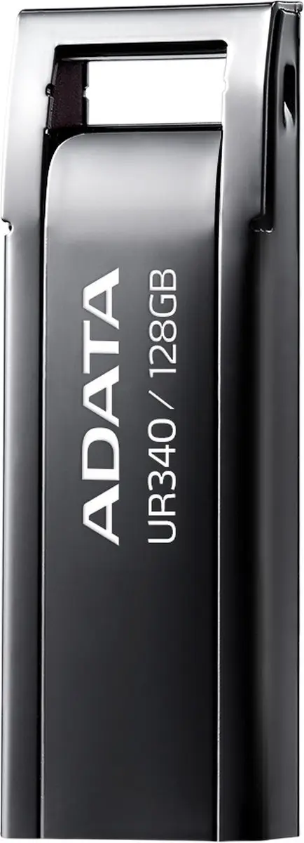 ADATA UR340 USB Flash Drive 128GB - Zwart