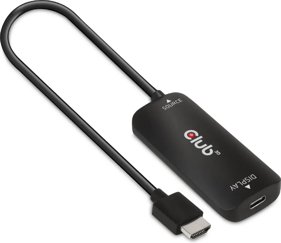 HDMI+ Micro USB naar USB Type-C Adapter 4K120Hz/8K30Hz - Zwart