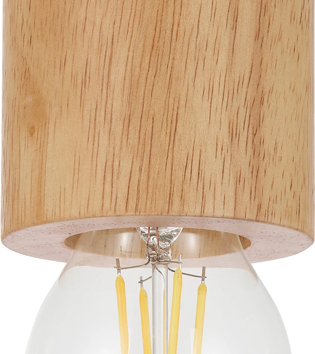 Eglo Turialdo Plafondlamp E27 - Ø7cm - Bruin - afbeelding 4 van 6