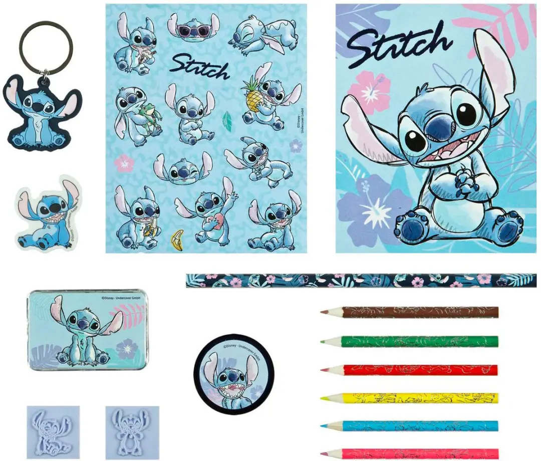 Lilo & Stitch Creatieve Speelgoedset - 16-delig - Meerkleurig
