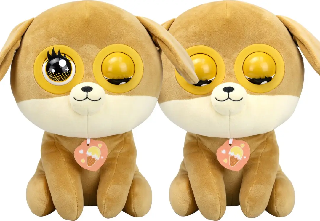 Winksies Caramel Puppy Interactieve Knuffel - 3x AAA