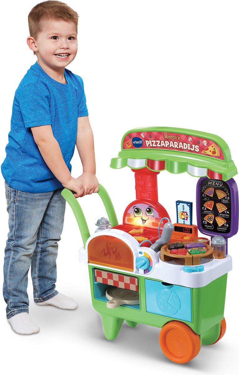 VTech Marco's Pizzaparadijs Activity-Center - Keuken Speelgoed - Interactief & Educatief Speelgoed - Cadeau - Kinderspeelgoed 3 Jaar