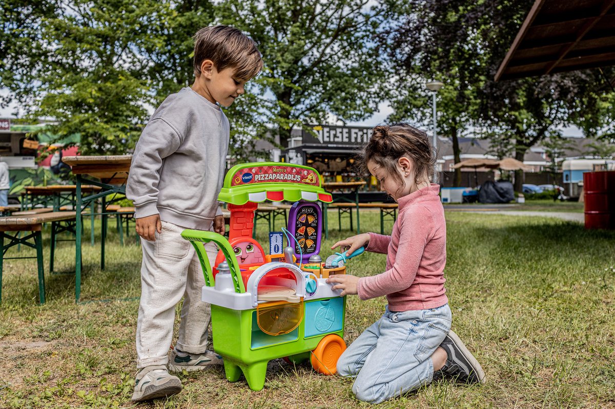 VTech Marco's Pizzaparadijs Activity-Center - Keuken Speelgoed - Interactief & Educatief Speelgoed - Cadeau - Kinderspeelgoed 3 Jaar