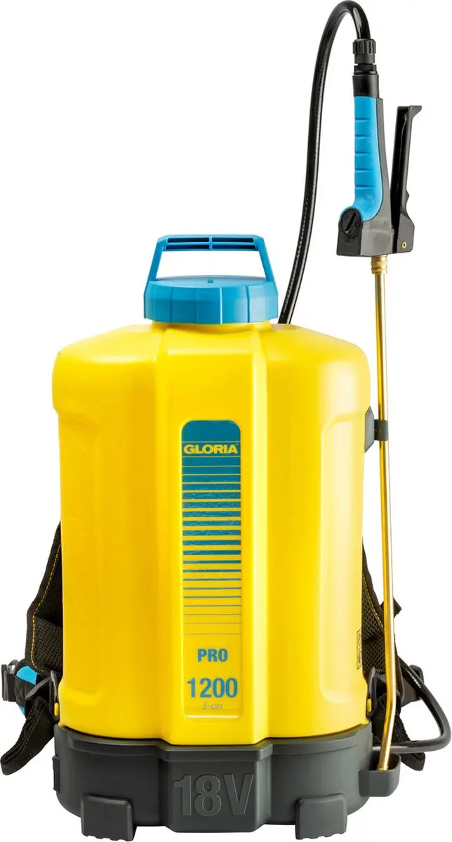 Gloria Pro 1200 li-on Rugspuit 12L