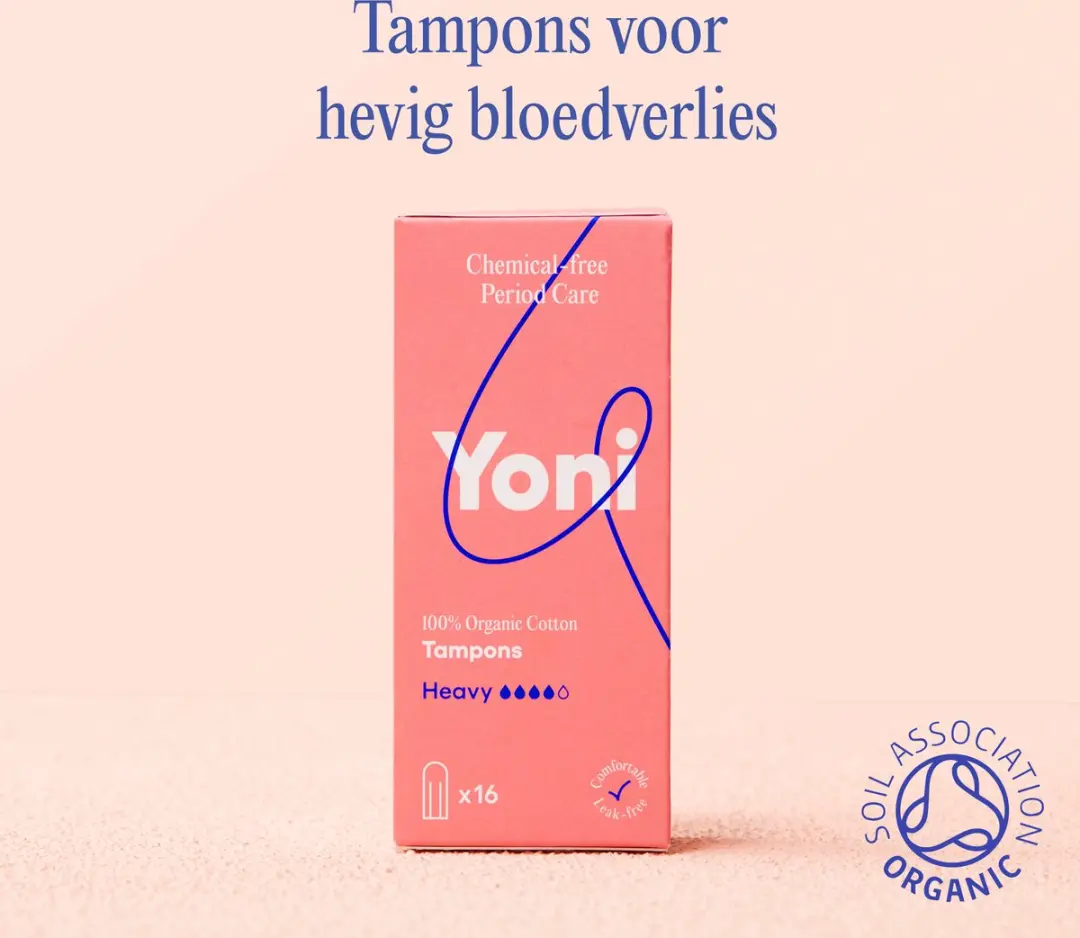 Yoni Tampons Heavy Biologisch Katoen - 16 Stuks