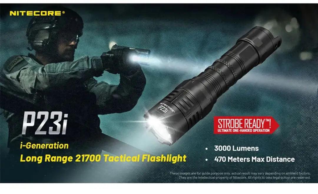 Nitecore P23i Tactische Zaklamp - 4000mAh - afbeelding 2 van 6