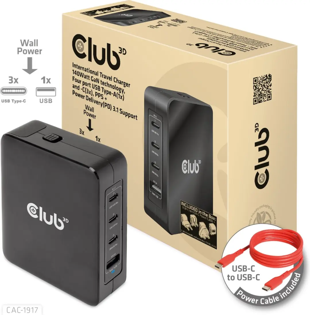 Club3D CAC-1917 Reislader 140W