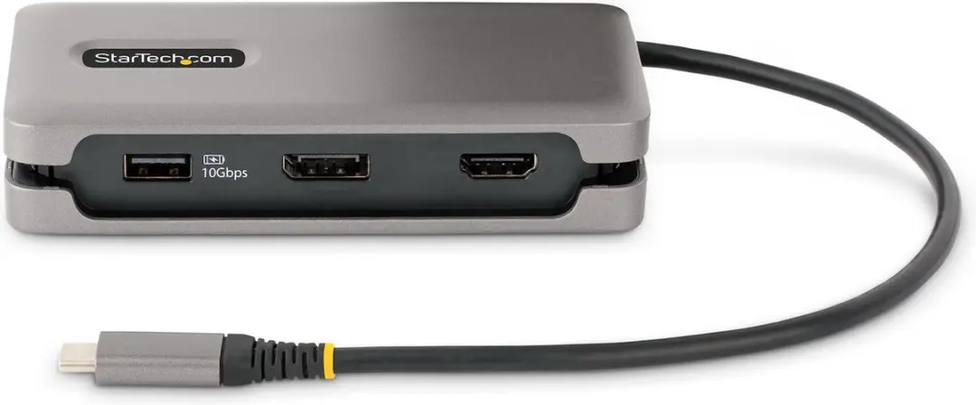 Startech DKT31CDHPD3 USB-C Multiport Adapter - 4K 60Hz HDMI/DP - Grijs
