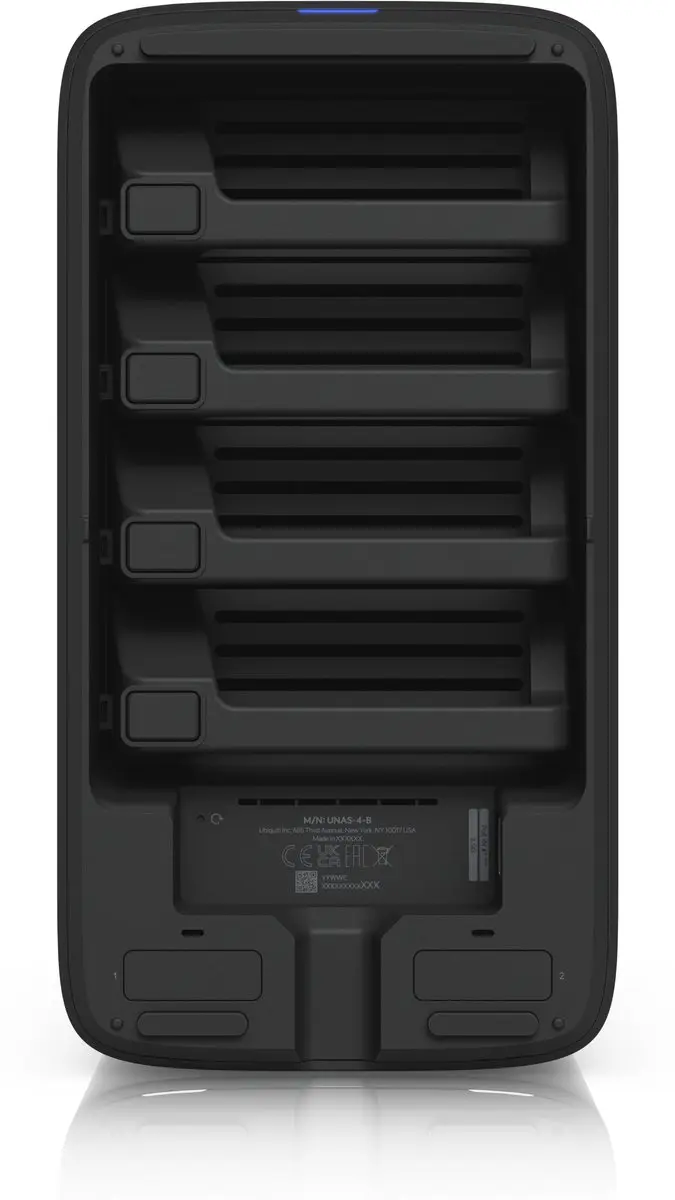 Ubiquiti UNAS-4-B NAS - 4 Schijfsloten - Zwart