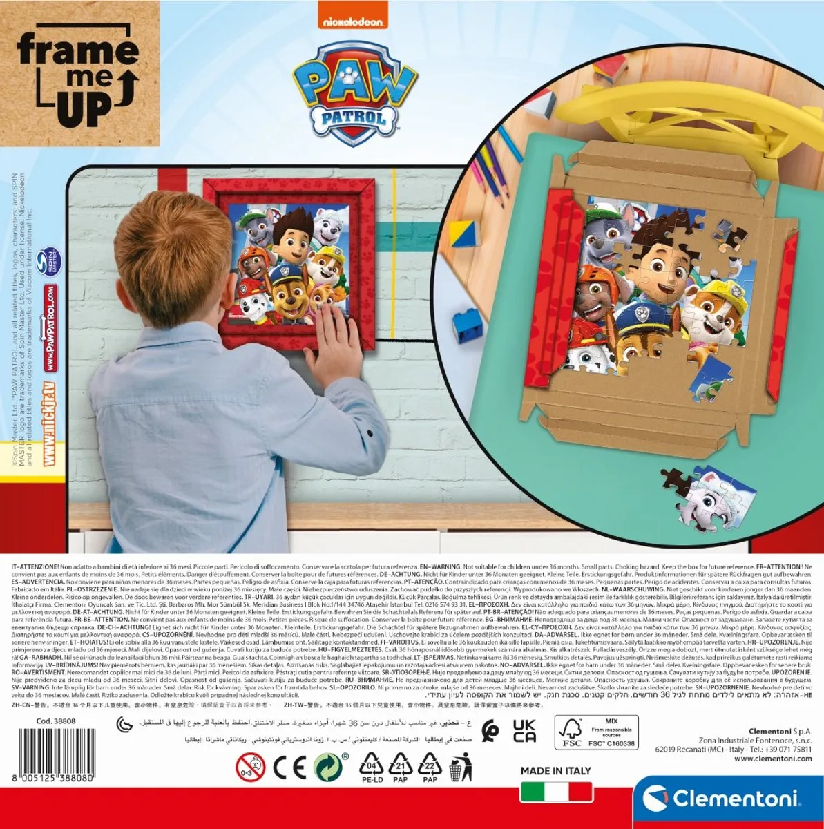 Clementoni Paw Patrol Legpuzzel 60 Stuks - Meerkleurig - afbeelding 2 van 3