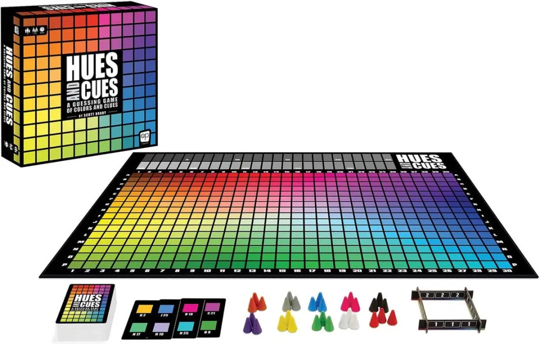 USAopoly Hues and Cues Bordspel - Multilingual - 3-10 Spelers