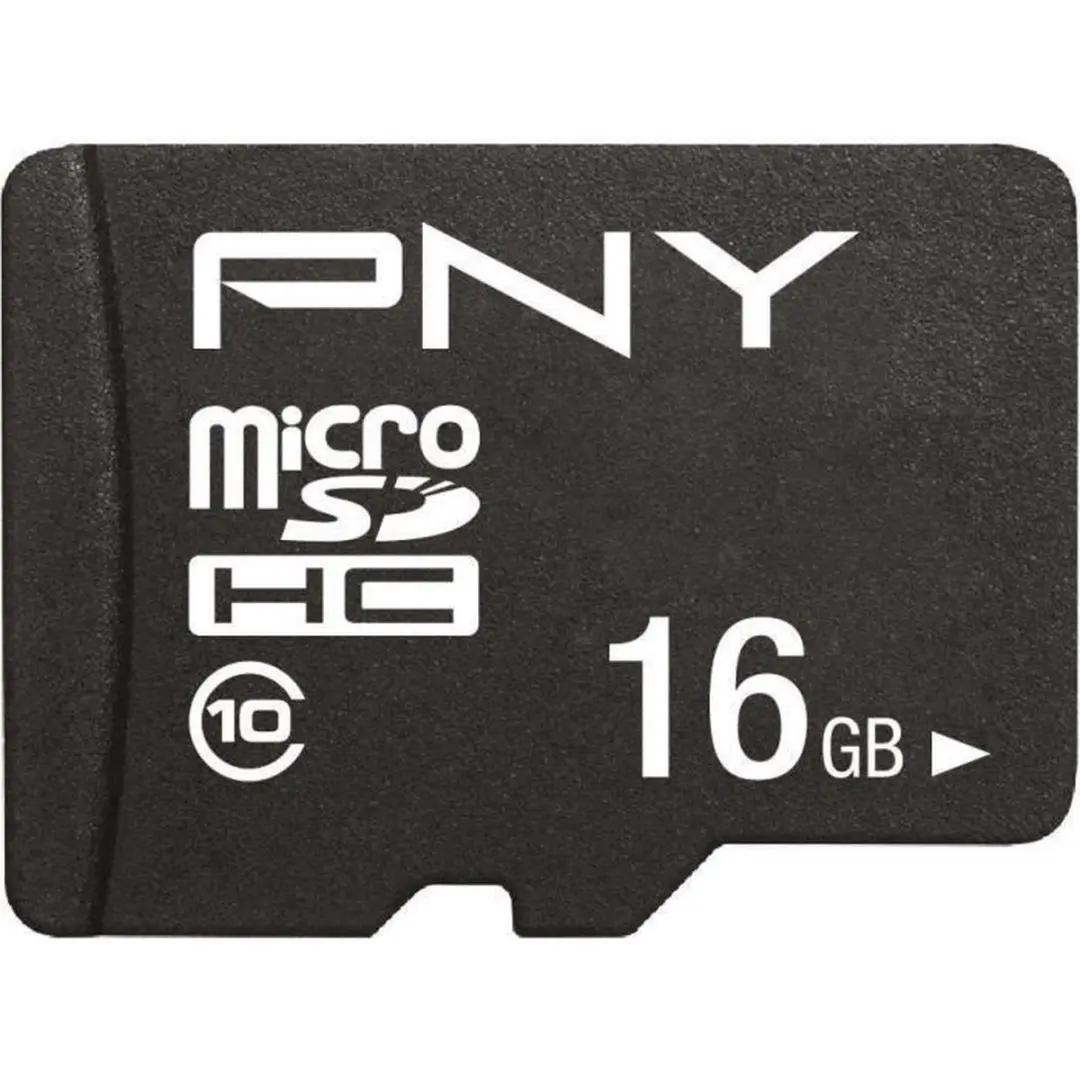 PNY Performance Plus MicroSD 16GB - C10 - Zwart