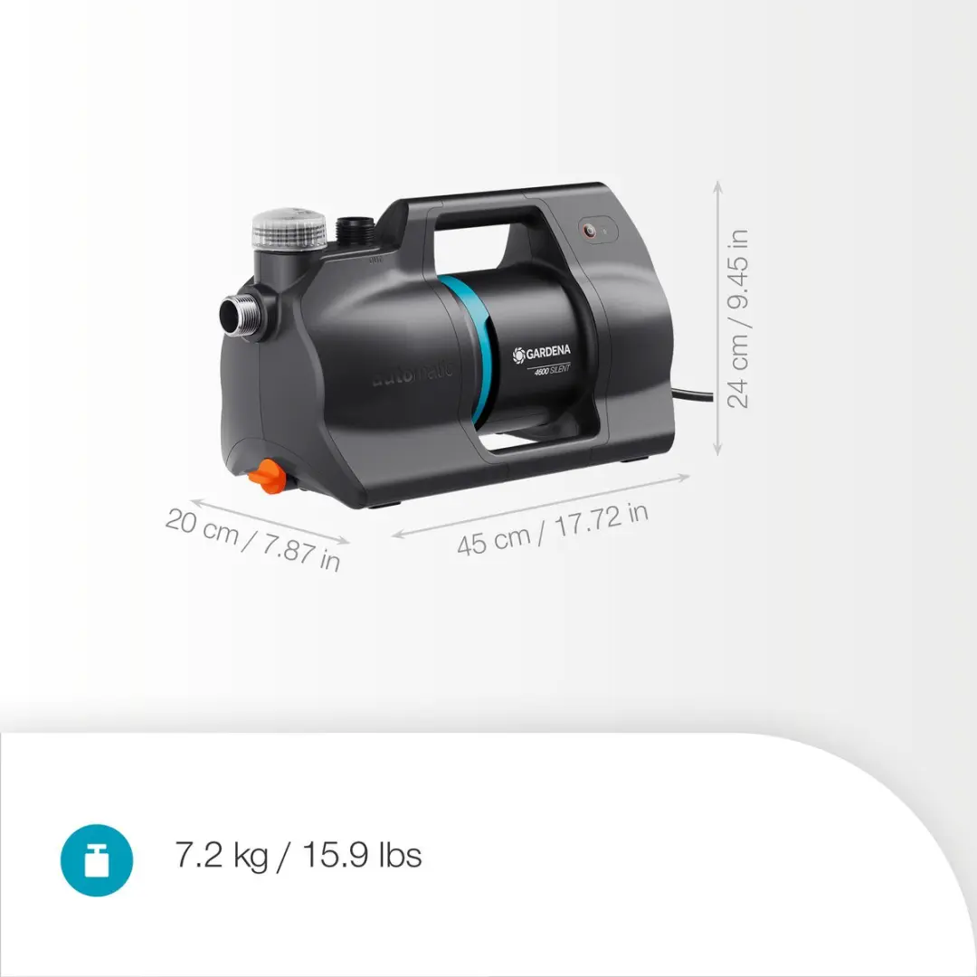 Gardena Hydrofoorpomp 4600 Silent 600W
