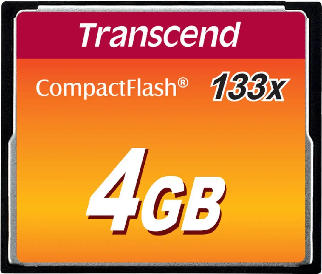Transcend TS4GCF133 CompactFlash Kaart 4GB