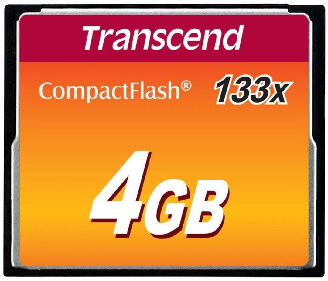 Transcend TS4GCF133 CompactFlash Kaart 4GB