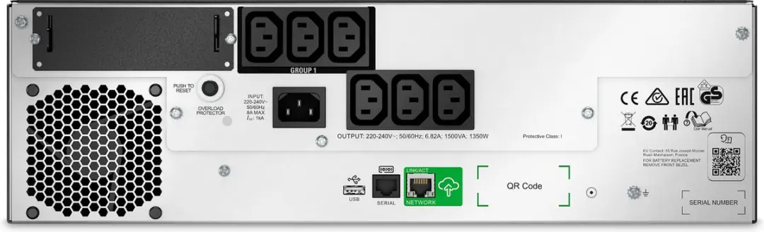 APC SMTL1500RMI3UC UPS - 1500VA