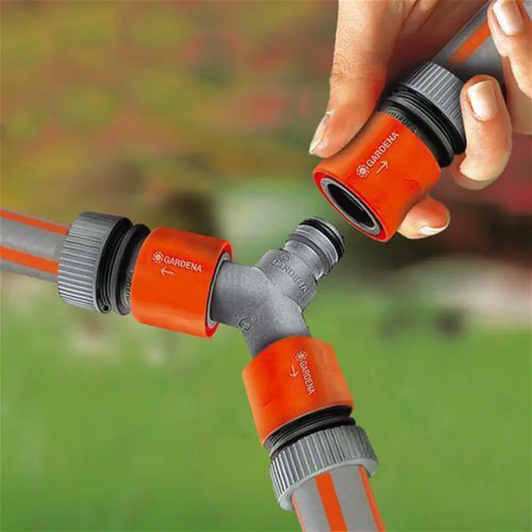 Gardena 3-wegstuk voor slangafspitsing - 13/19mm