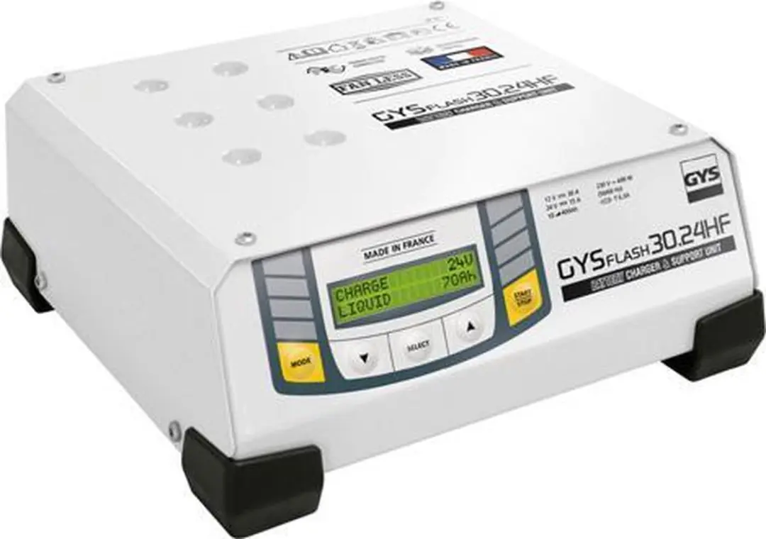 Gys GYSFLASH 30-24HF 8 BSU 12/24V Lader - 30A