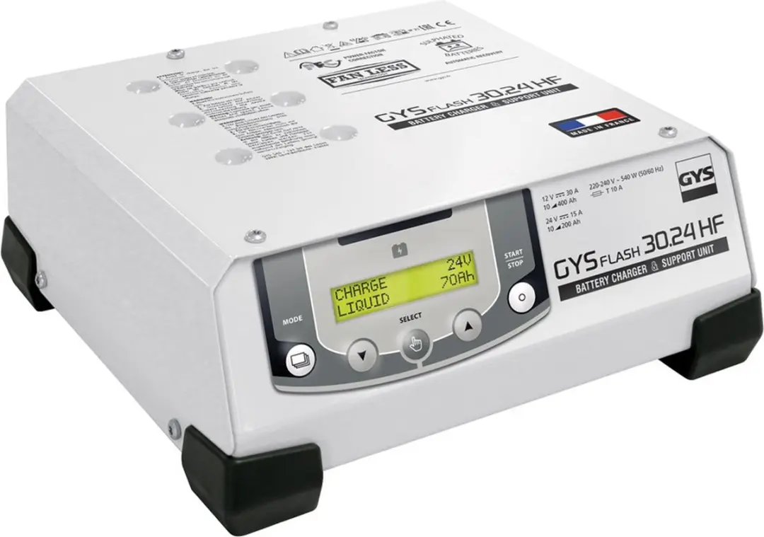Gys GYSFLASH 30-24HF 8 BSU 12/24V Lader