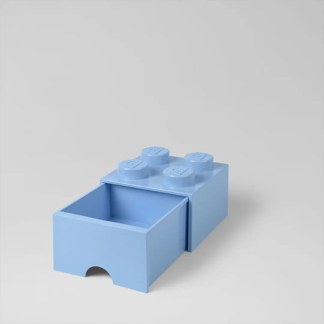 LEGO Brick 4 Opbergbox - 6L - Blauw - afbeelding 5 van 6