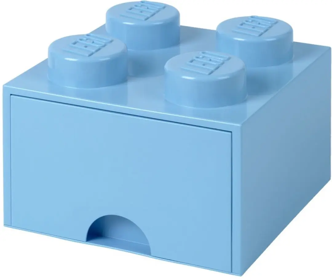 LEGO Brick 4 Opbergbox - 6L - Blauw - afbeelding 4 van 6