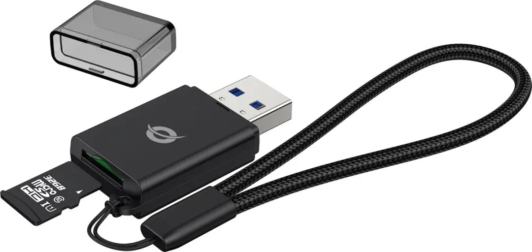 Conceptronic BIAN07B Geheugenkaartlezer USB 3.2 Gen 1 - Zwart