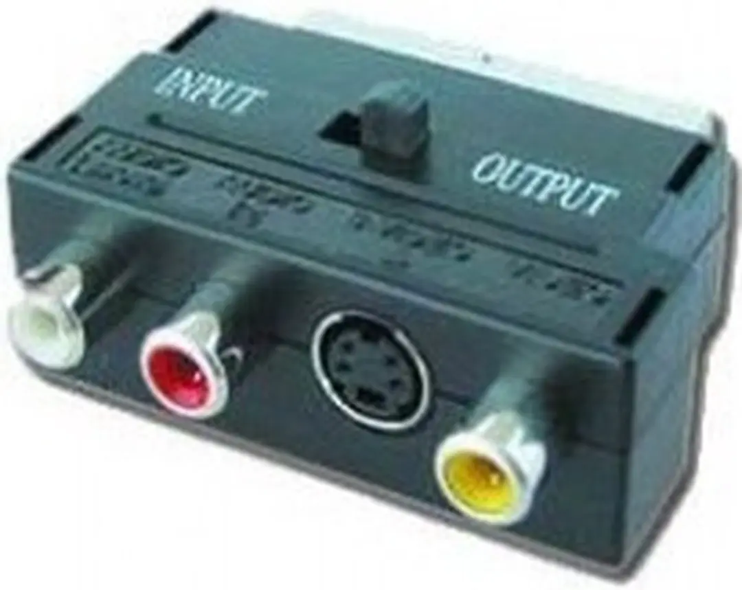 Cablexpert CCV-4415 Kabeladapter - Zwart