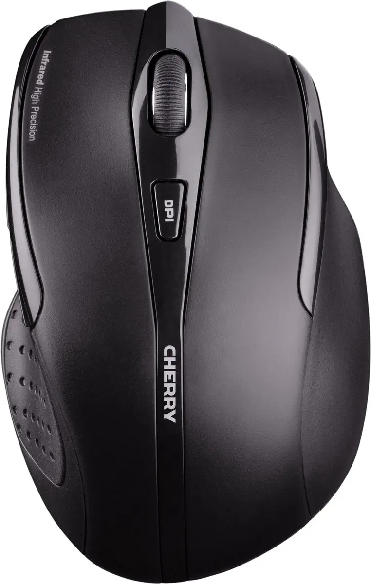 Cherry MW 3000 - 5 Knoppen Muismat - Zwart