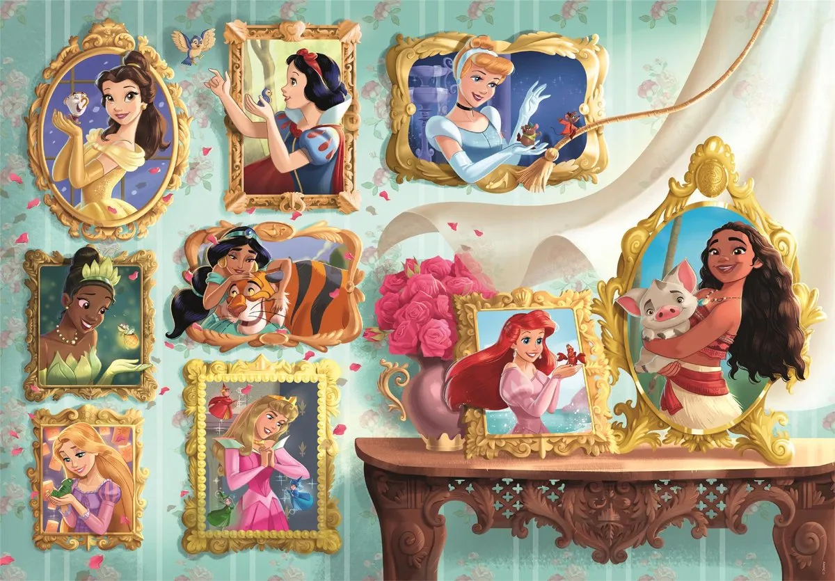 Clementoni Disney Princess Puzzel 1000 Stuks - Multikleur - afbeelding 2 van 6
