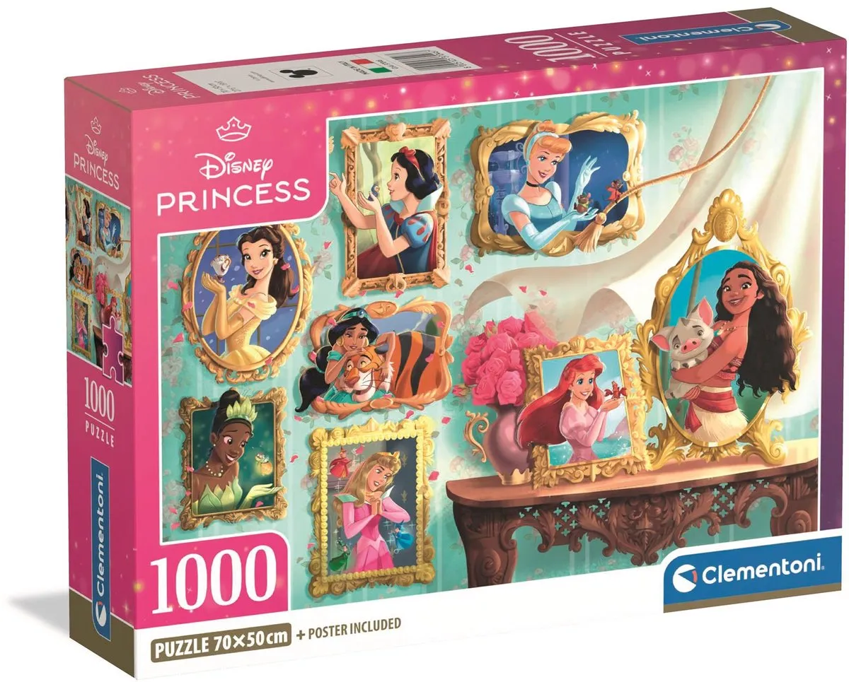 Clementoni Disney Princess Puzzel 1000 Stuks