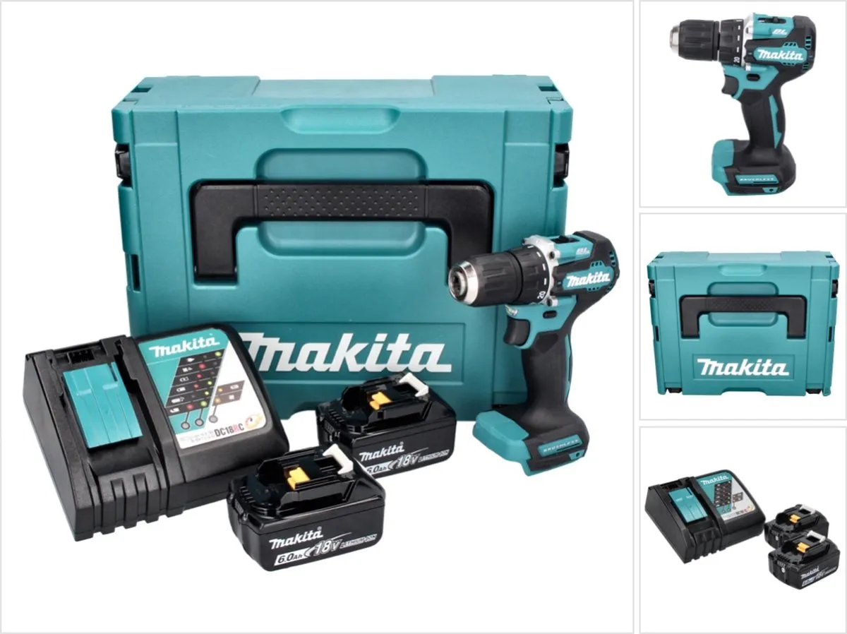 Makita DDF487RGJ Accuboormachine 18V 40Nm Borstelloos