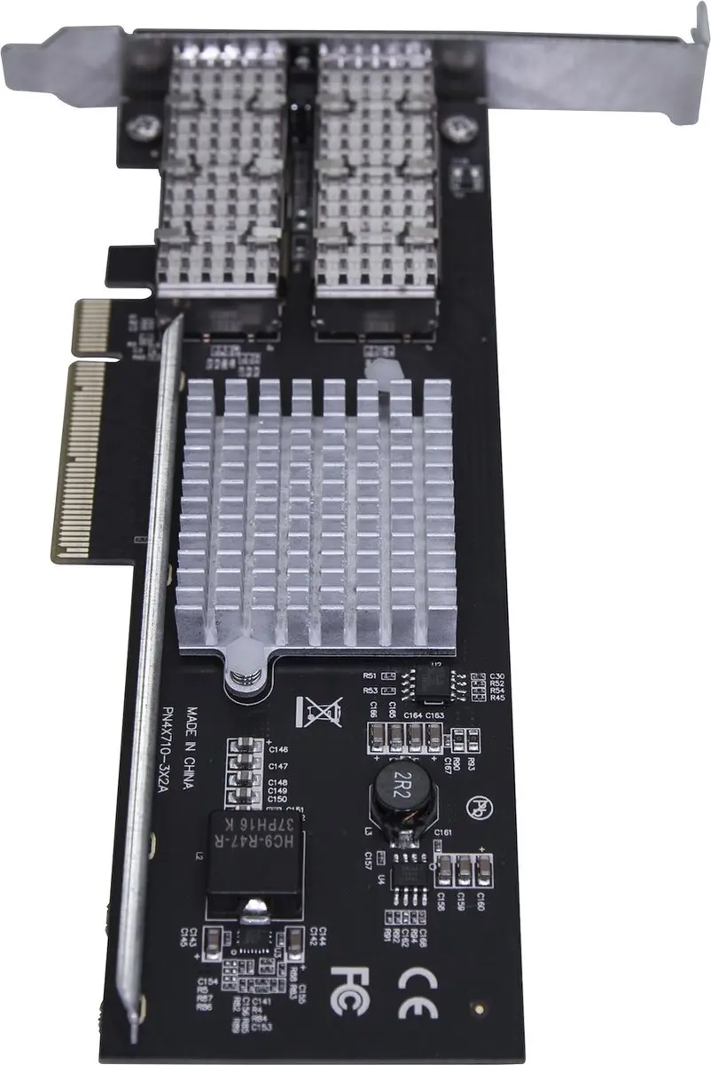 Startech PEX40GQSFDPI Netwerkkaart - Zilver