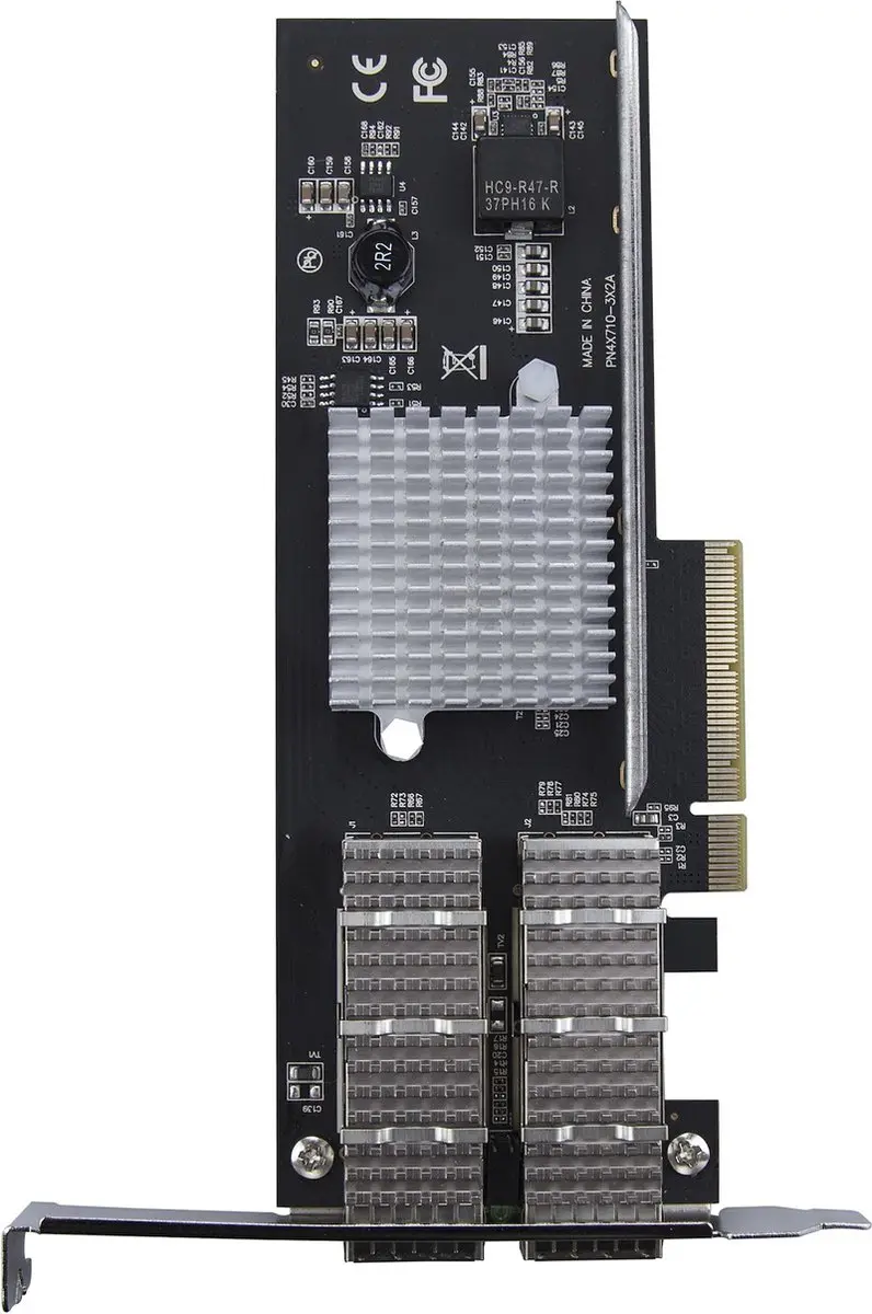 Startech PEX40GQSFDPI Netwerkkaart - Zilver