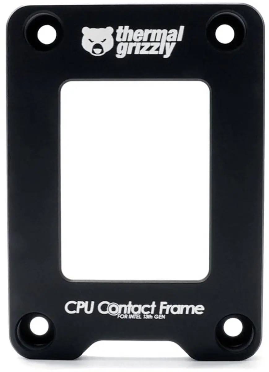 Thermal Grizzly CPU Contact Frame TG-CF-i13G - Intel 13e/14e Gen - Zwart