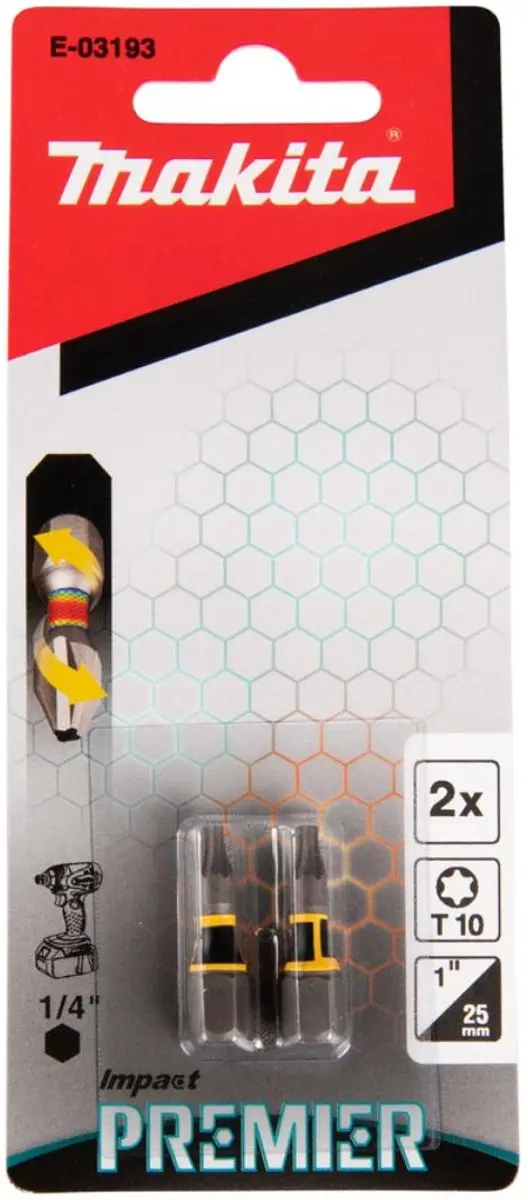 Makita Slagschroefbit T10x25mm XTT Impact Premier - E-03193