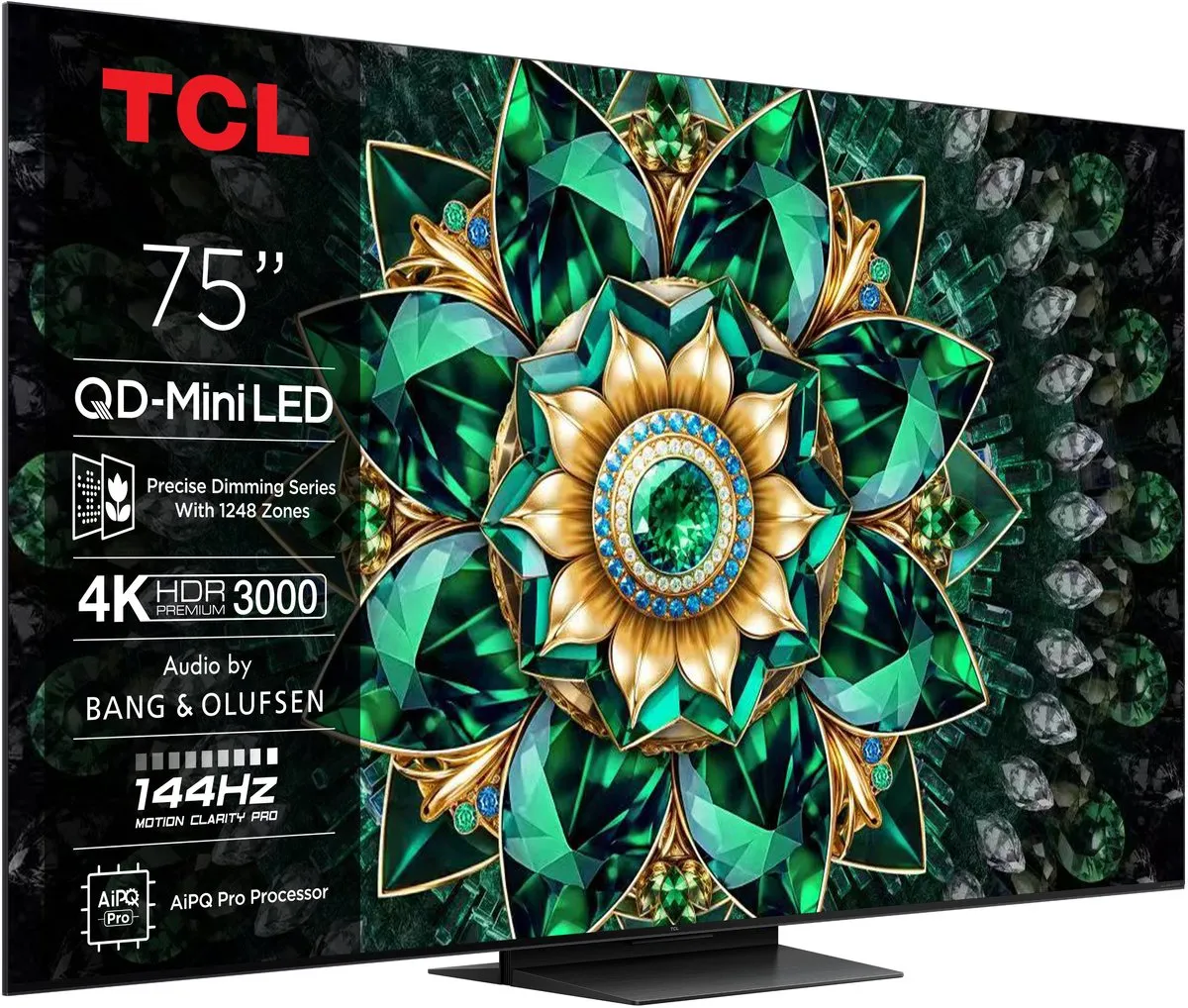 TCL 75Q7C 75 inch 4K QD-MiniLED TV - Zwart