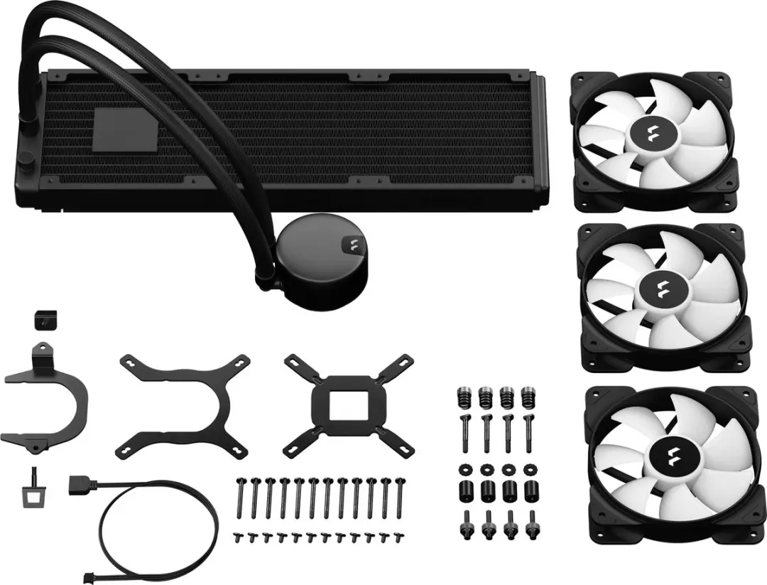 Fractal Design Lumen S36 V2 RGB Vloeistofkoeler - 3x120mm - Zwart