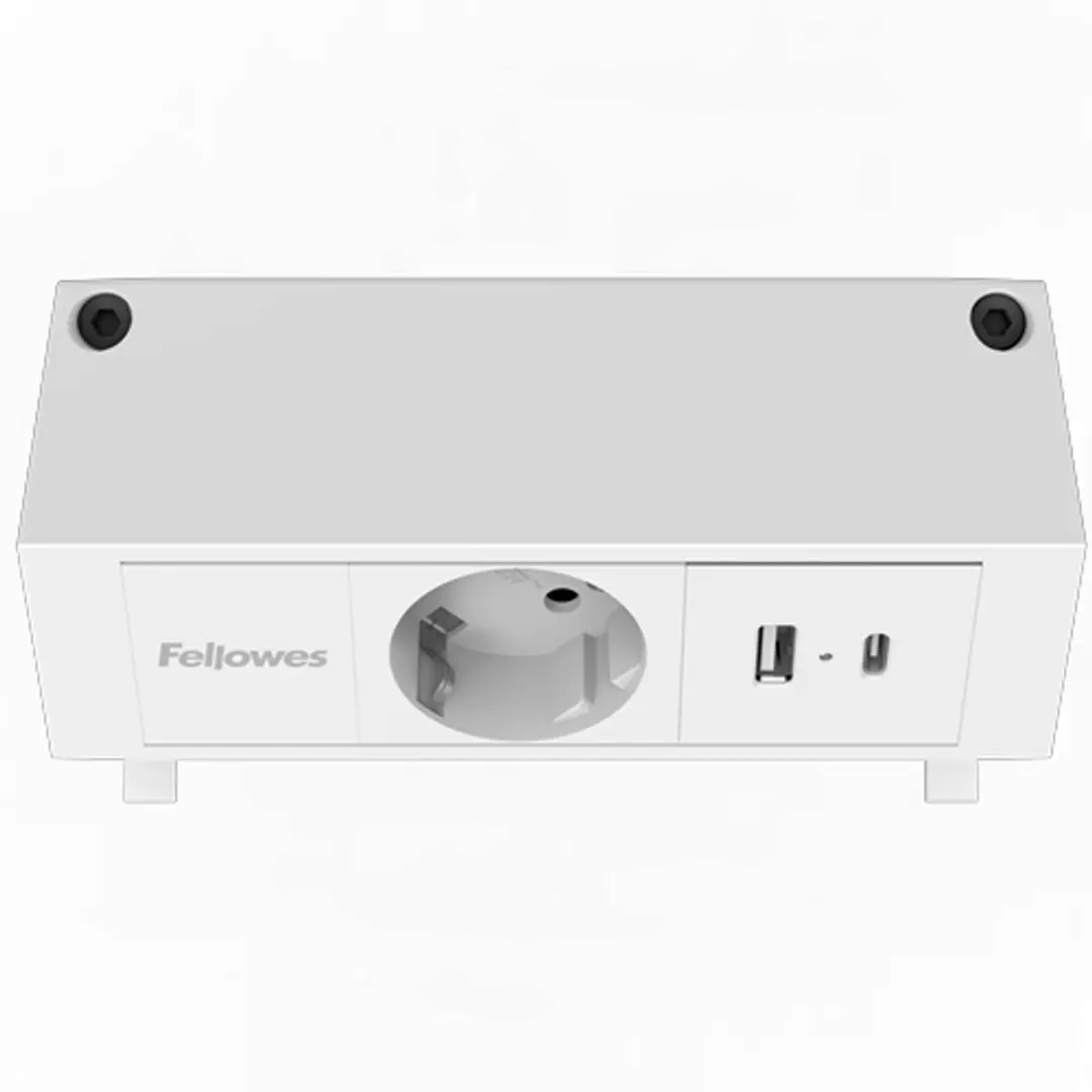 Fellowes Ampra Power Desk Opbouw Stroomvoorziening 30W - Wit - afbeelding 6 van 6