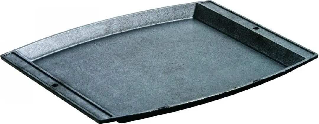 Lodge Gietijzeren Bak- en Grillplaat 39x31cm - Zwart