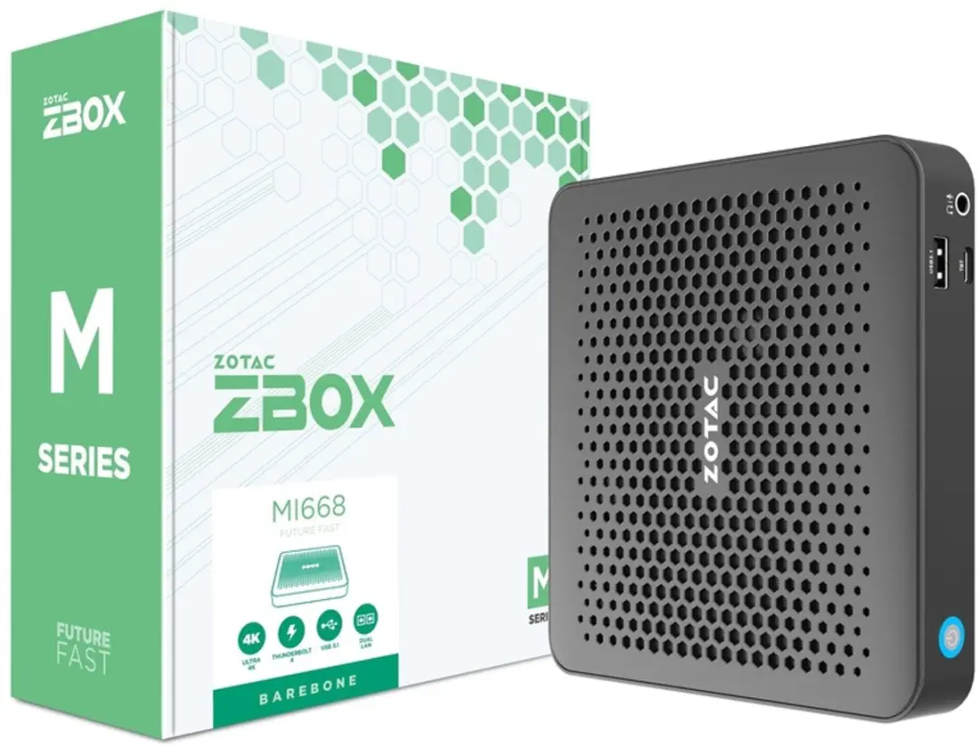 Zotac ZBOX-MI668-BE Barebone PC - i7-1360P - Zwart