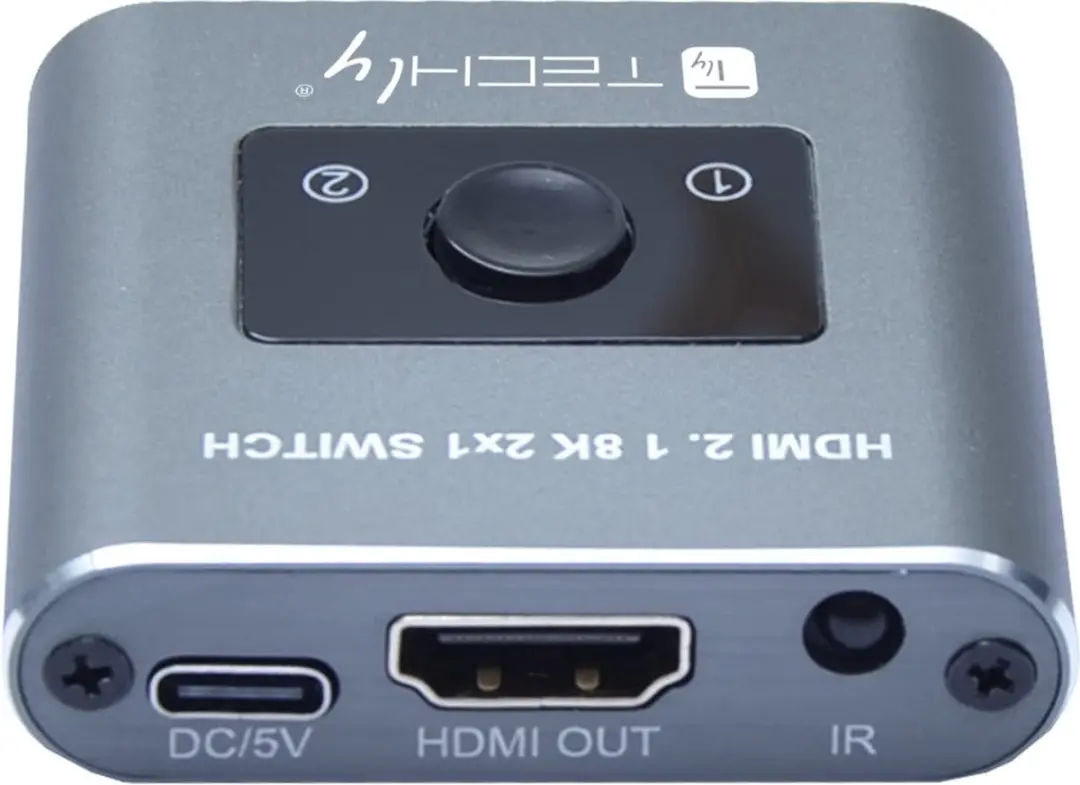 Techly IDATA HDMI-2128KT Video Switch - Grijs