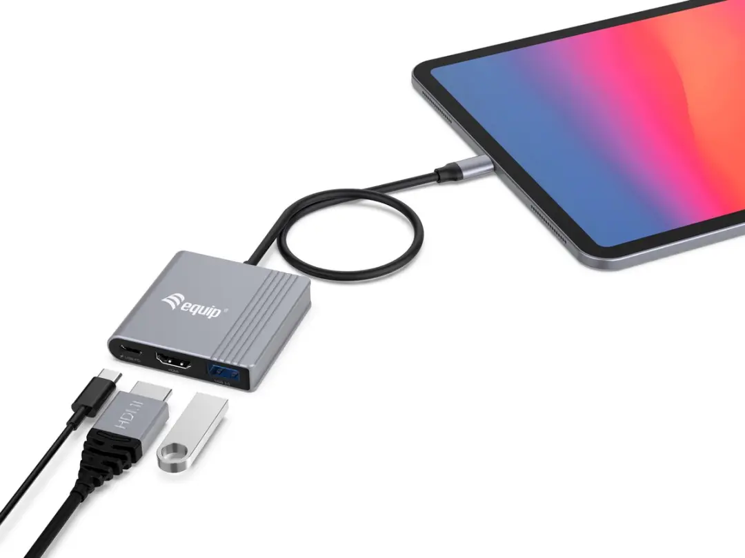 Equip 133488 USB Grafische Adapter 3840x2160 - Tweekleurig - afbeelding 6 van 6