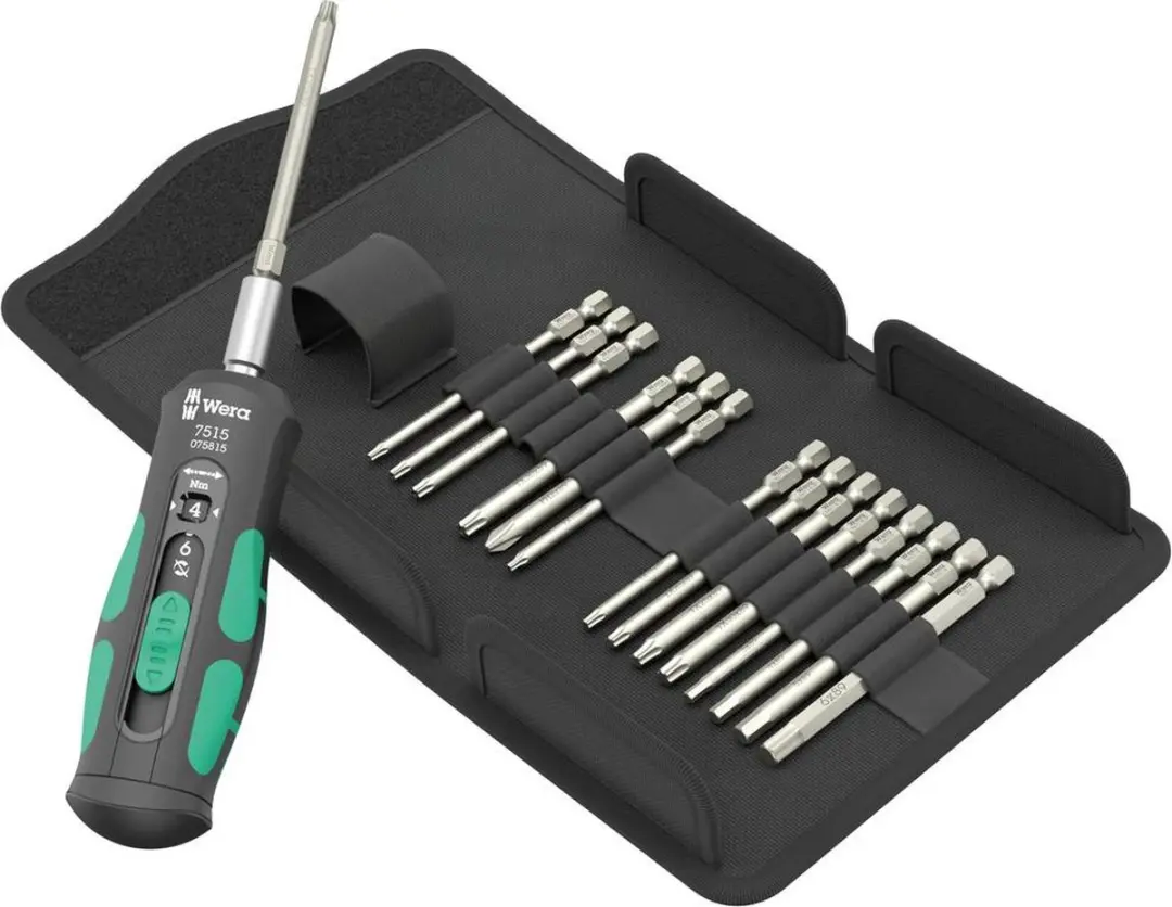Wera 7515/16 Kraftform Safe-Torque Speed Bitset 16-delig