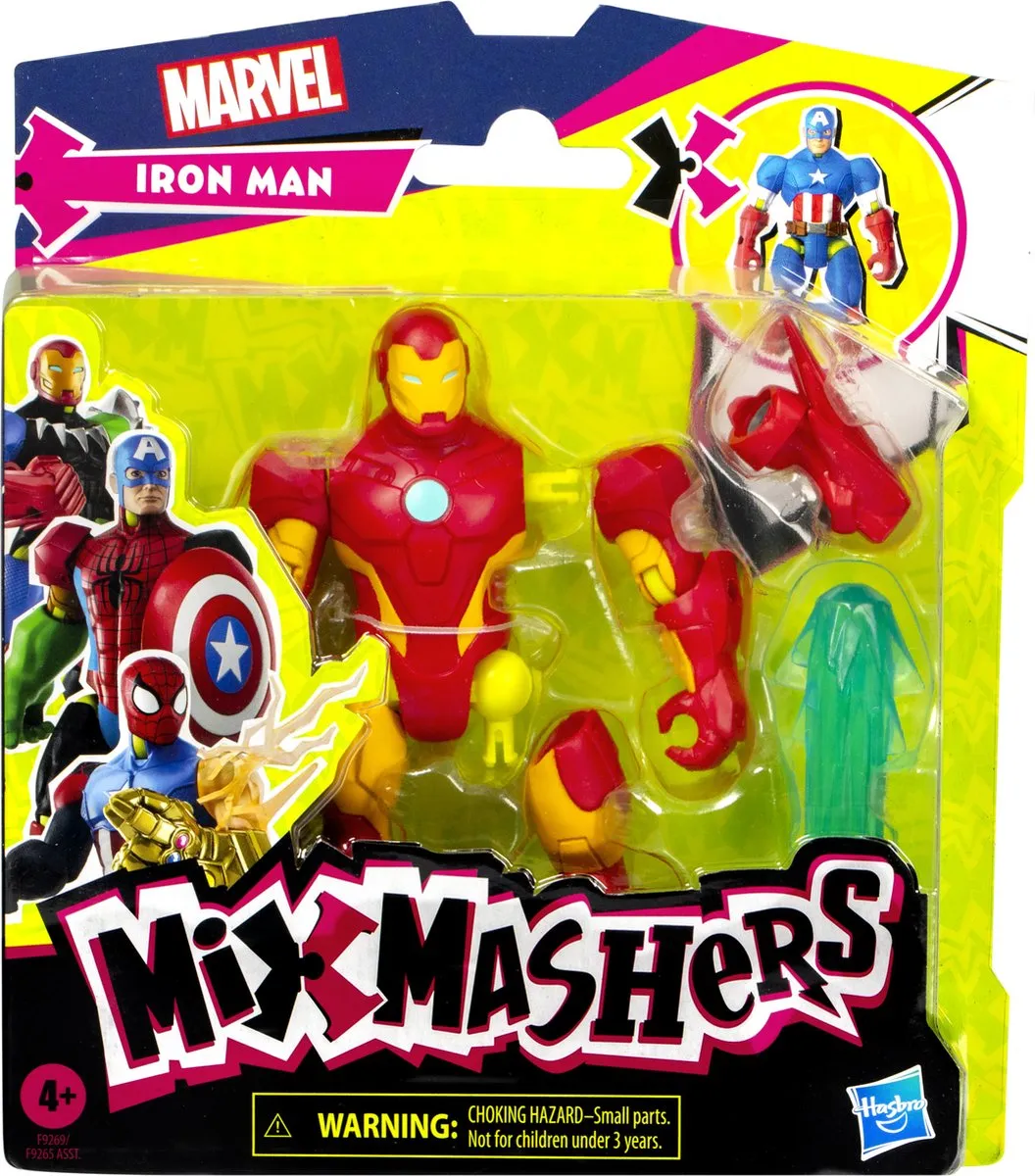 Hasbro Avengers MixMashers Iron Man - 12cm Multicolor